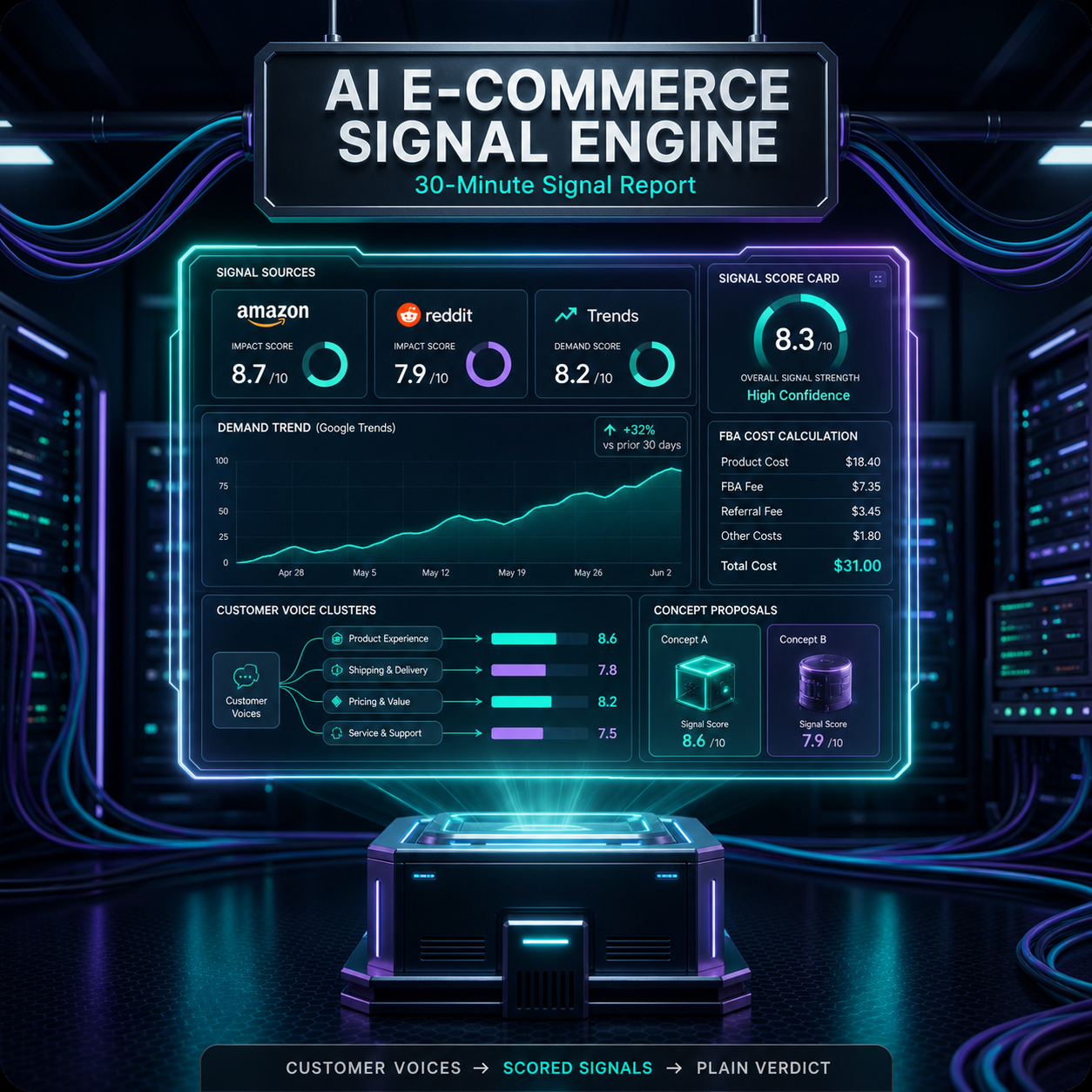 AI 电商信号引擎